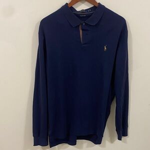 Polo by Ralph Lauren Men's Deep Blue Shirt